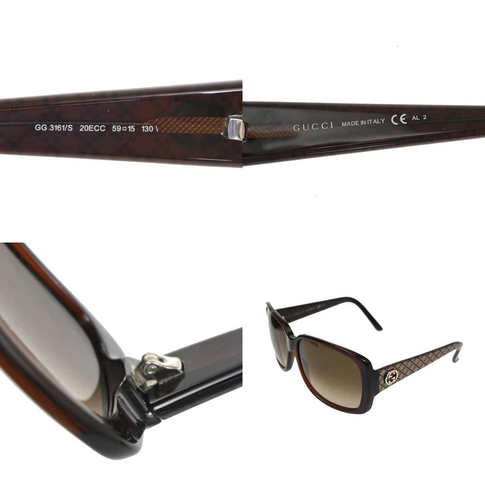 Gucci Plastic Interlocking G Sunglasses Brown - image 4